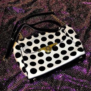 Vintage Polkadot Crossbody Purse For Sale!!